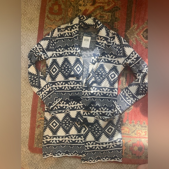 Chaps X Ralph Lauren cardigan sweater Yellowstone southwestern tribal pendleton - Picture 4 of 13
